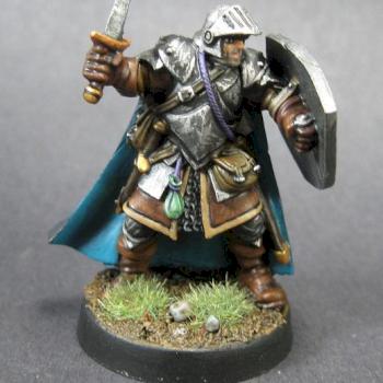 07002:Baran Blacktree, Veteran Warrior by mikecarrero