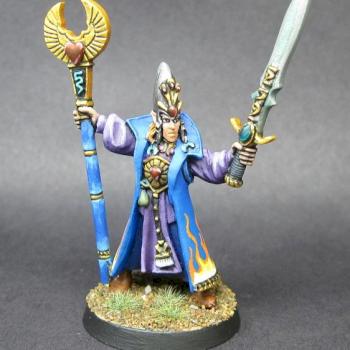 High Elf Sorcerer by mikecarrero
