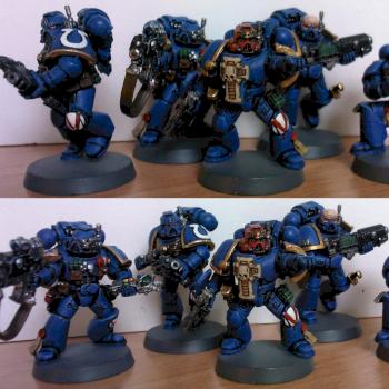Medusa V Ultramarines Squad expanded by jwave