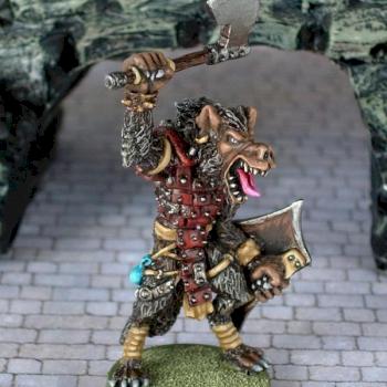 Cynocephalus with axe by dlambeaut