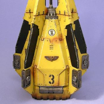 Imperial Fists Drop Pod by Jarrett