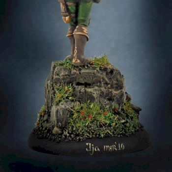 Anwyn, female bard by Ija