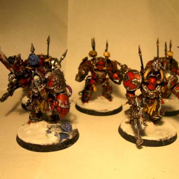 Word Bearer Terminator squad by Hawke