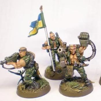 Imperial Guard Company Command Squad by Sigur