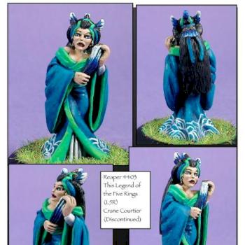 Crane courtier by ALizardInCrimson