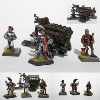 Empire cannon crew by Leavesden