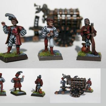 Empire cannon crew by Leavesden