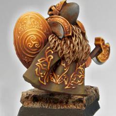 Dwarf Female Warrior from Scibor Monstrous Miniatures by Scibor