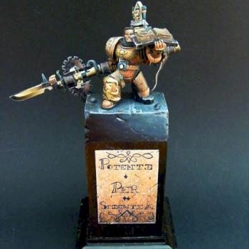 Space marine librarian POTENTI PER SCIENTIA by arsenus kaligar