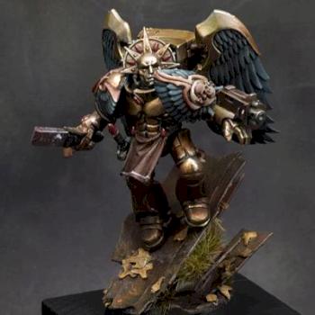 Blood Angels Sanguinary Guard by jarhead