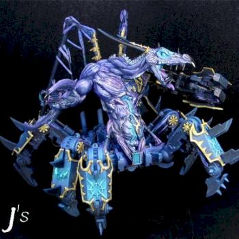 J's Thousand Sons Defiler - Tzeentch Soul Grinder 40k by espa777