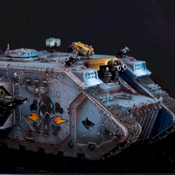 Space Wolves Land Raider by Delius