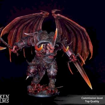 Krull, Servile Lord of Dis (Khorne daemon) by Awaken Realms