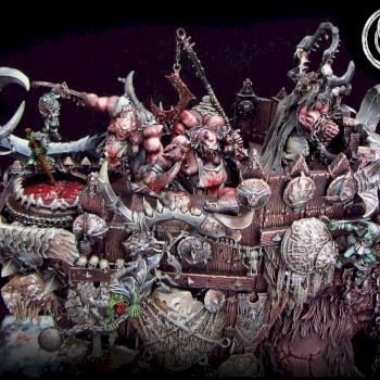 Chaos war mammoth Diorama (closeups) by Awaken Realms