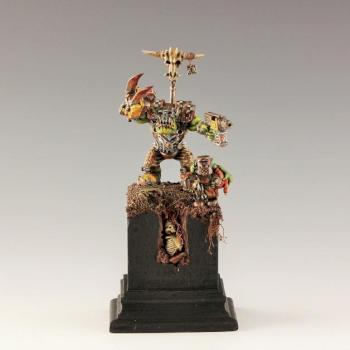 Ork Nob & Grot by BloodASmedium
