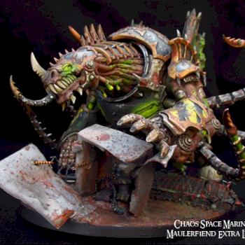 Chaos Space Marines Maulerfiend by SavageDPainting