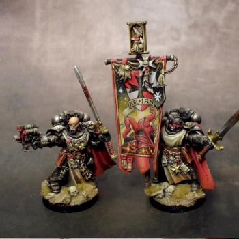 Space Marine Black Templars Honor Guard by Dante77