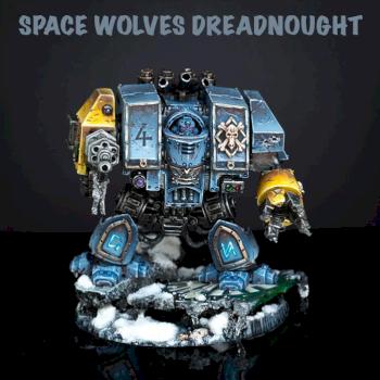 space wolves dreadnought by Delius