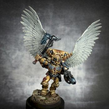 Space Marine Blood Angels Commander Dante by rc555