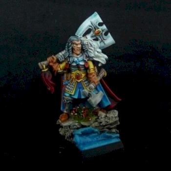High Elf Korhil, White Lions Champion by Galharen