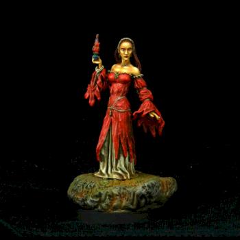George R.R. Martin - Melisandre, priestess of R'hllor by patttttry85