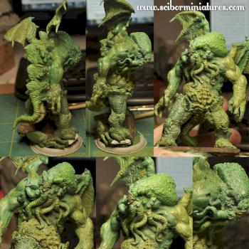 Cthulhu work in progress by Scibor