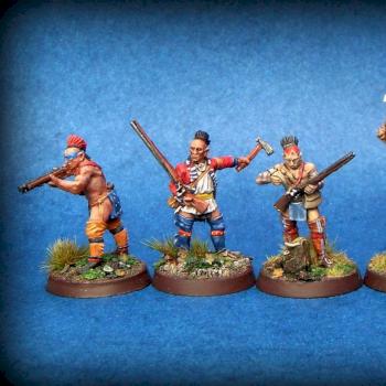 American Woodland Indians, end of 17th c. 28 mm by Inkub