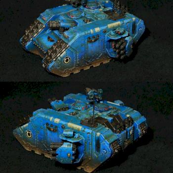 Ultramarine Land Raider Crusader (better pictures) by AkhRa