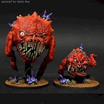 Huge Mangler Squig Conversion from Arachnarok Spider Comparison by BloodyBeast.com