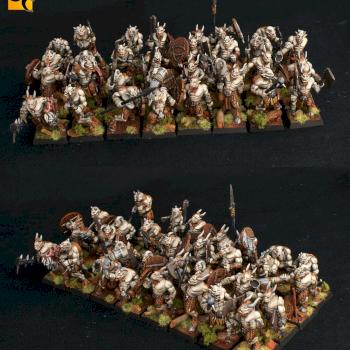 Beastmen Ungor Herd by UnlimitedColours