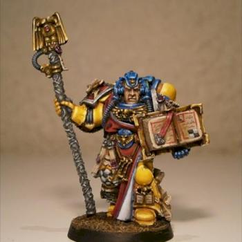 Space Marine librarian, Lamenter's Chapter by Treveron