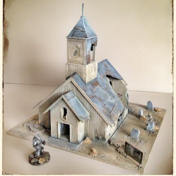 Post-apo terrain Church by Gkarchitekci