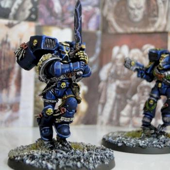 Death Strike Vanguard Assault Squad close-up by Skribblin Ork