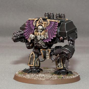 Mortifactors Chaplain FW dreadnought by Skribblin Ork