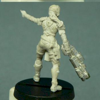 Haqqislam officer - Hafza (for Infinity) by Argaios