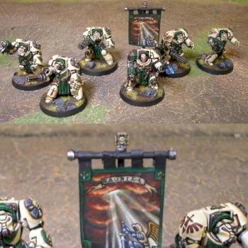 Deathwing terminator command squad by Mortarion