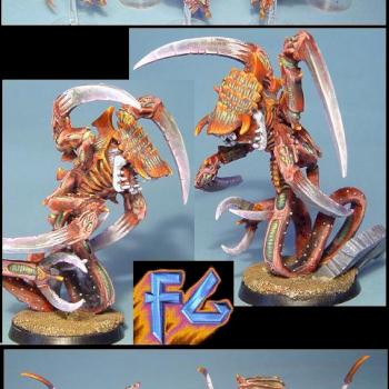 tyranids army: gargouilles et horeure rouge by grosbob2