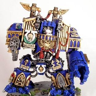Ultramarines Venerable Dreadnought by FIGURAOBSCURA
