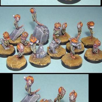 tyranids army: biomines by grosbob2