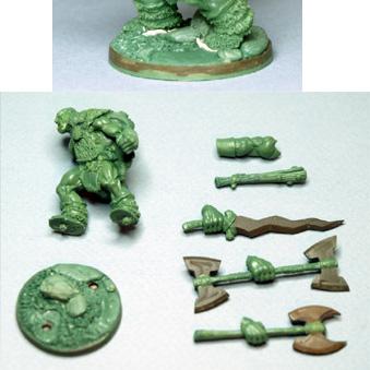 Korg Skullsplitter - 30mm Half Orc/Ogre Barbarian by MasonStudios