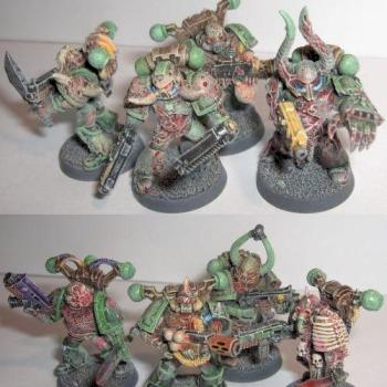 Death Guard Chaos space marines by Matyilinko