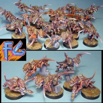 tyranids army: 30 gaunts by grosbob2