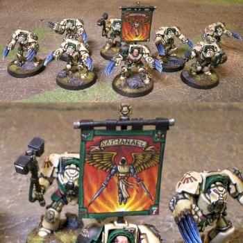 Deathwing terminator assault squad by Mortarion