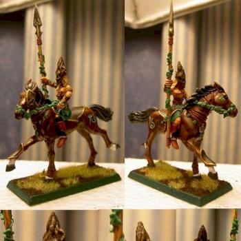 Wood Elf Wild Rider Conversion by Singaliel