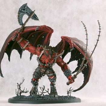 The Greater Daemon of Khorne by Old Dwarf