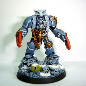 Space Wolves Wolf Lord in termie armour by Gereth