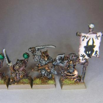 Skaven Command Group by p stout
