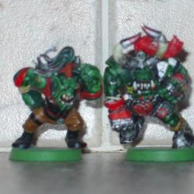 Converted bloodbowl orcs by Searledesign