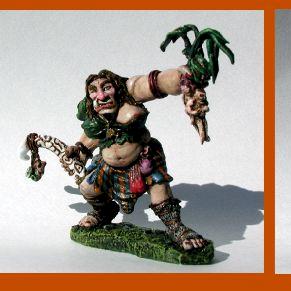 Pariah Miniatures - Ogress Shaman by oldstonemonkey