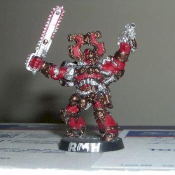 Chaos Marine by RedMagesHat